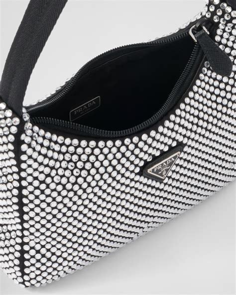 prada borsa con brillantini|borsa prada galleria mini.